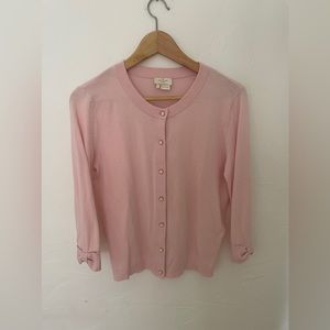 kate spade rose pink cardigan